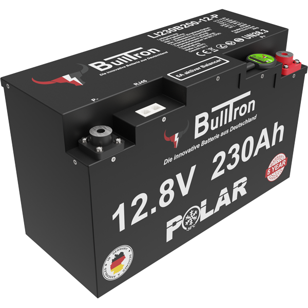 Bulltron Akku mit Smart BMS, Bluetooth und Heizung, LiFePo4 Batterie 12,8V  300Ah